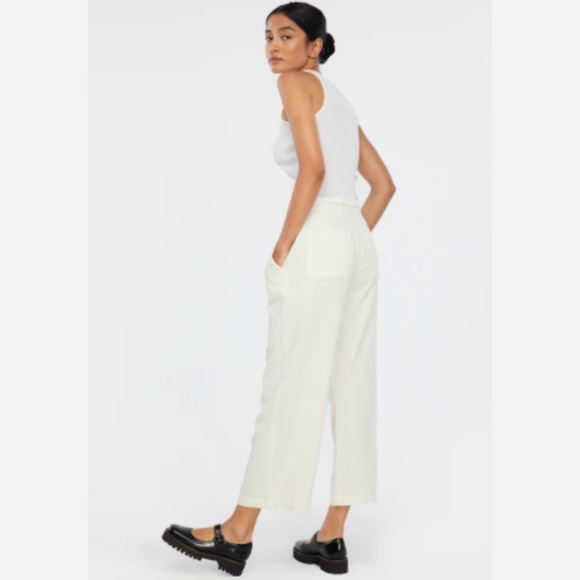 *new* LACAUSA high waisted pleated lola trousers - off-white/cream, size 2 - Picture 7 of 9